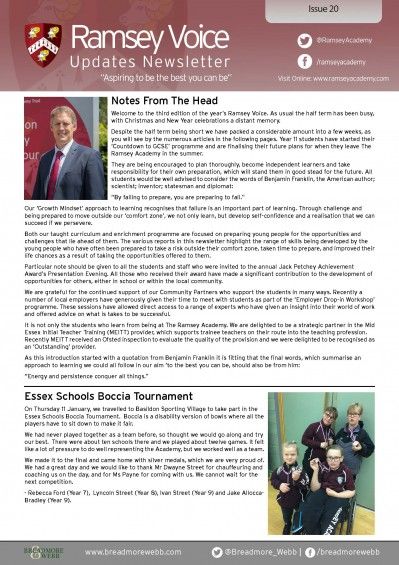 Ramsey Voice Issue 20