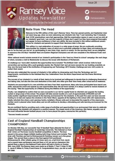 Ramsey Voice Issue 28