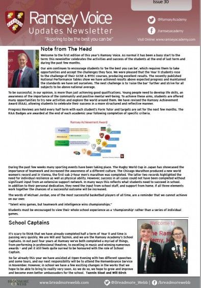 Ramsey Voice Issue 30